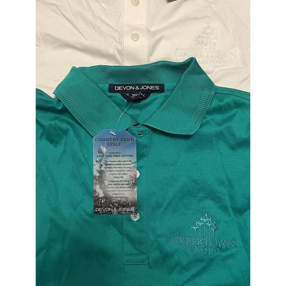 BRAND NEW Devon & Jones Men’s Country Club GOLF Polo Shirt LOT L/XL - Picture 3 of 9